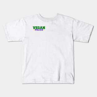 Vegan Police Kids T-Shirt